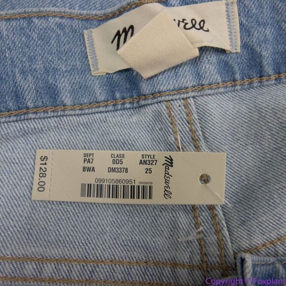 NEW Madewell Slim Demi-Boot Jeans in Bellmeade Wash, 25, AN327 - Picture 12 of 14